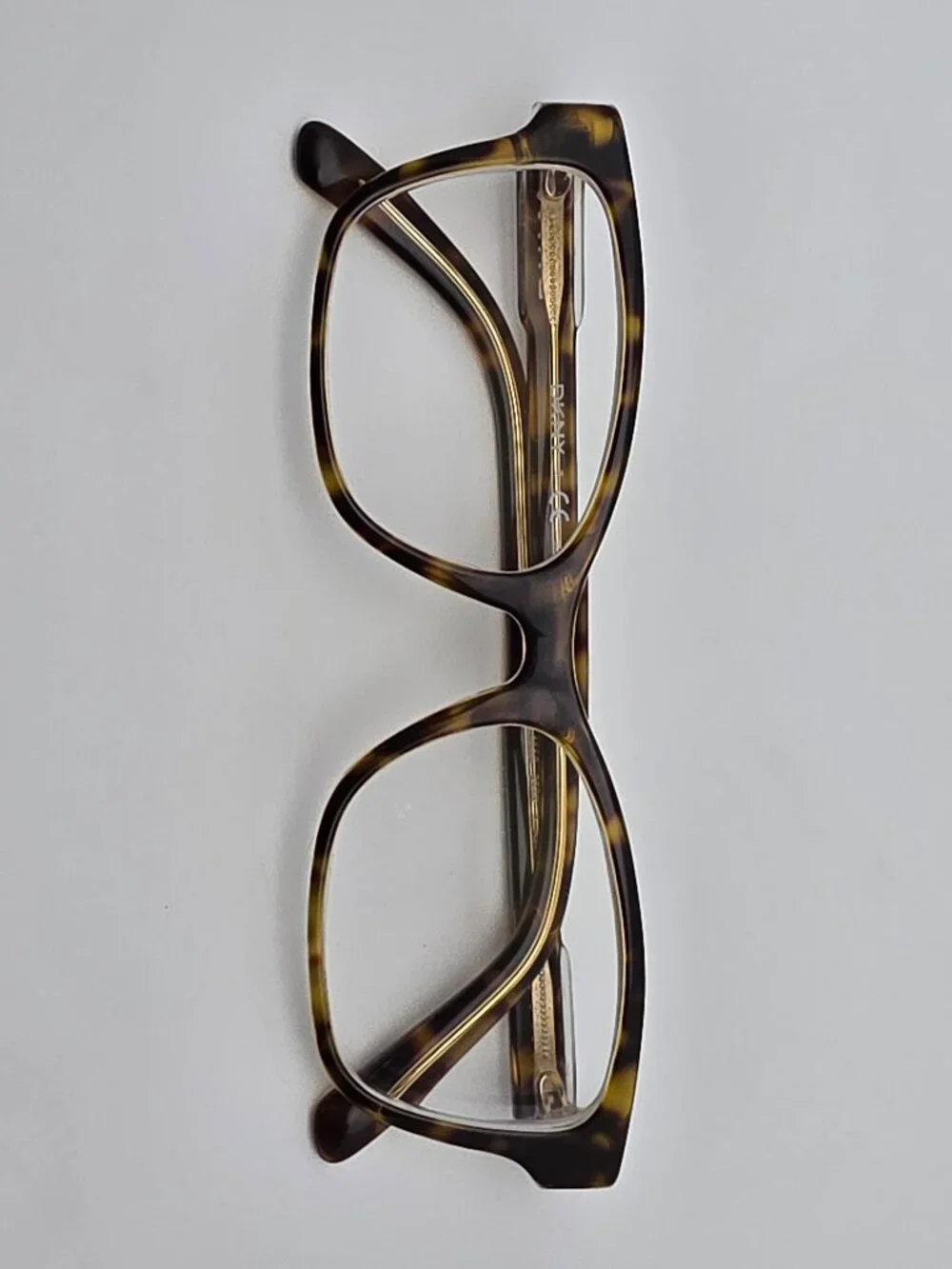 DKNY DY4650 3533 Tortoise on Crystal Clear Cat Eye Eyeglasses Frame w/ Case 51mm